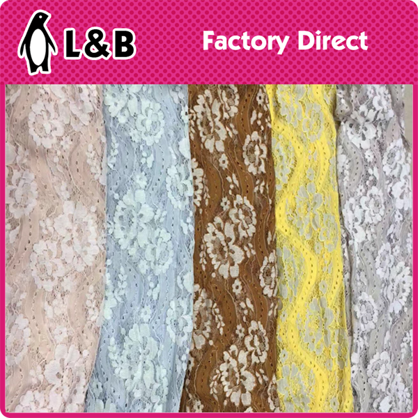 2019 New Design Wholesale Colorful Nylon Fabric for Lady Dress