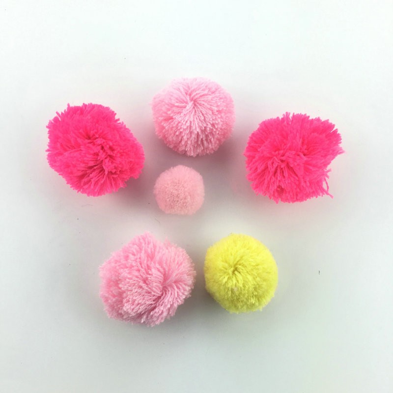 Multi Colors Ball Lace Decorative Tassel Design POM POM Trim